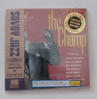 The Champ Dizzy Gillespie Savoy Jazz Brand New CD Sealed Import Remastered Denon - Image 1 of 2