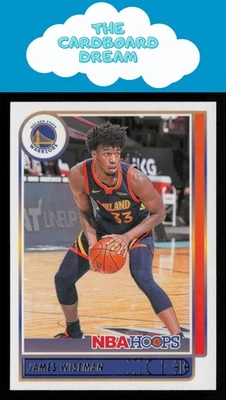 James Wiseman 2021-22 Hoops #58 Golden State Warriors Basketball Card - Image 1 of 2