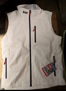 Helly Hansen Herren Tech Crew Segelweste 2.0 weiß, Full Zip, wasserdicht SMALL - Bild 1 von 8