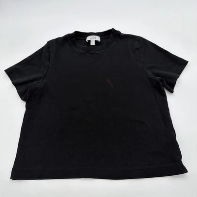 Camiseta Cos mujer S negra lisa 100 % algodón. #38774 Foto 1 de 4