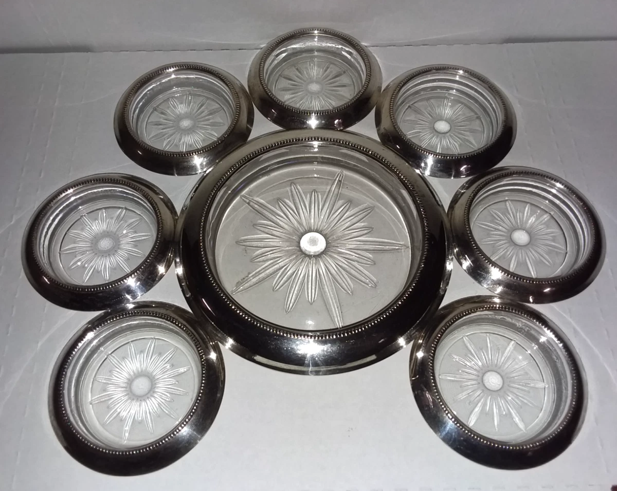 Frank M. Whiting Antique US Sterling Silver Dishes & Coasters for