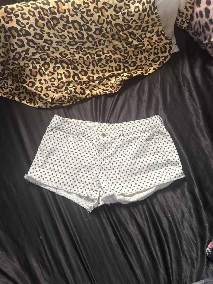 polka dot y2k low rise shorts size 27 from gap - Image 1 of 4