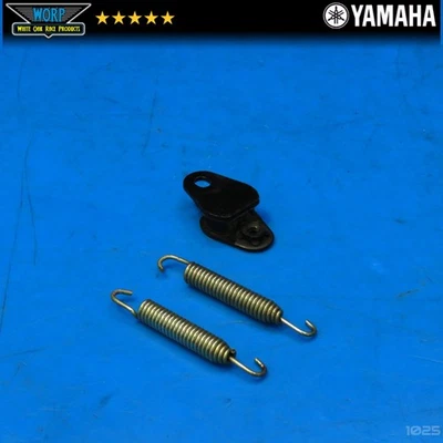 Yamaha YZ85 2005 soporte de montaje de escape amortiguador + resortes ~ OEM 02-21 Foto 1 de 4