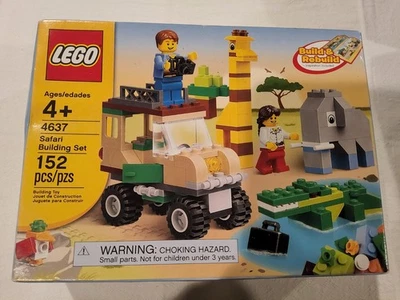 VINTAGE LEGO SET #4637- SAFARI BUILDING SET, FACTORY SEALED & NEW - Image 1 of 3