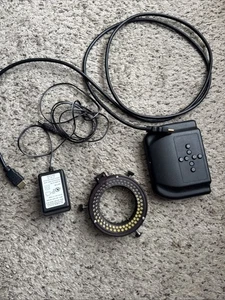 (Works) Luxo Microscopes By Unitron 18743 - Dimmable LED High Output Ring Light - Picture 1 of 12