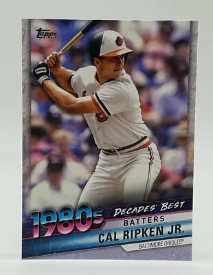 2020 Topps Series 1 Cal Ripken Jr. Decades Best #DB-44 Baltimore Orioles 🔥🔥🔥 - Image 1 of 2