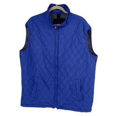 London Fog Functional Outdoor Gear Royal Blue Quilted Puffer Vest Men's XXL - Image 1 of 4