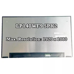 LP140WF9 SPK2 Laptop LCD Bildschirm Ersatz Anzeige Panel Matrix Neu FHD - Bild 1 von 3