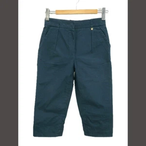 Louis Vuitton Cotton Cropped Pants 34 navy blue bottoms Waist: 70cm Width: Used - Picture 1 of 7