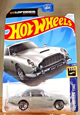 2024 Hot Wheels #107 HW Screen Time-Goldfinger 007 7/10 ASTON MARTIN 1963 DB5 - Image 1 of 4