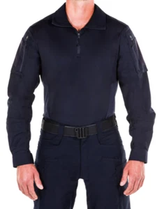 FIRST TACTICAL XXL REGULAR MENS DEFENDER L/S SHIRT 111004 MIDNIGHT NAVY 2XL - Picture 1 of 3