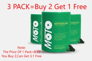 3er Pack O Positiv Moto Damen Stoffwechsel Unterstützung Energie & Panzerung Craving Vegan 60 Cap - Bild 1 von 8
