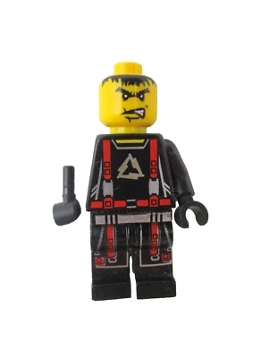 LEGO Alpha Team Charge Minifigure Mission Deep Black with Red Minifig - Image 1 of 2