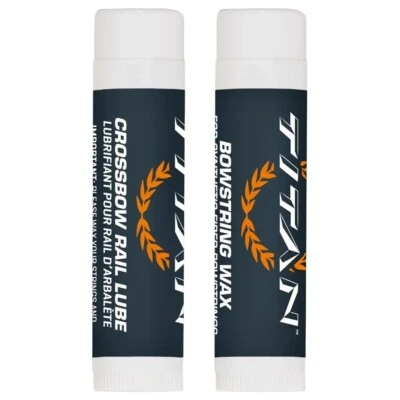 Titan Crossbow String Wax and Rail Lube Combo, 0.15 Oz each tubes | Model: 673A - Image 1 of 4