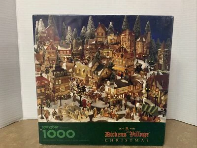 Dept 56 Dickens Village Christmas Springbok Hallmark 1000 Piece Jigsaw Puzzle  - Image 1 of 3