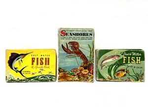 1939 Fresh & Salt Water Fish by Joe Godfrey,Jr + Seashores Golden Nature Guide - Picture 1 of 12
