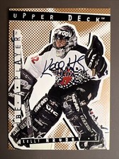 1994-95 Upper Deck Be a Player Autographs Kelly Hrudey #140 LA Kings