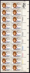 Scott #c99 Blanche Stuart Scott Airmail Plate Block of 20 Stamps - MNH LR - Picture 1 of 1