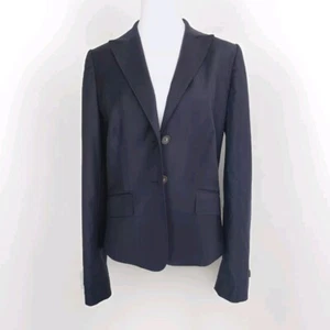 J CREW Women's Blazer Blue Navy Size 8T Two Buttons  - Picture 1 of 10