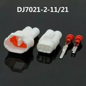 2Pin Fog lamp Female Male Plug Waterproof connector 6187-2171 6180-2181 full set - Picture 1 of 6