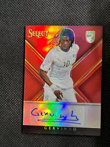 GERVINHO 2015-16 Panini Select Soccer Red Orange AUTO Autograph Card 24/49 - Picture 1 of 2