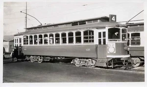 7G992 RP 1947 BC ELECTRIC RAILWAY CO CAR #121 VANCOUVER - Picture 1 of 1