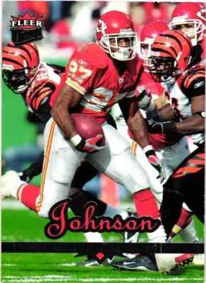 2006 Ultra #97 Larry Johnson Kansas City Chiefs Football Card - Image 1 of 2