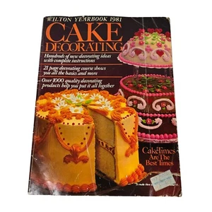 Cake Decorating Wilton Yearbooks 1981 Ephemera Vintage Baking Party Holiday - Imagen 1 de 21
