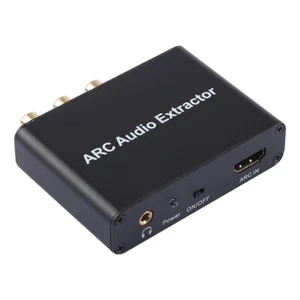 Extractor de Audio ARC DE 192 KHz HDMI ARC a SPDIF + Koaxial + Konverter L / R - Bild 1 von 8