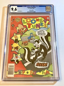 1994 DC Looney Tunes #9 storniert Pepe Le Pew Cover SELTEN ZEITUNGSSTAND CGC 9,6 WP - Bild 1 von 10