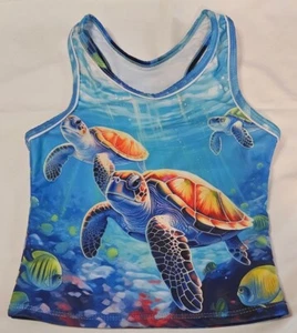 Girls Swimsuit 2 Piece Size 7t - Picture 1 of 8