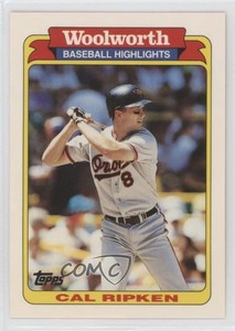 1991 Topps Woolworth Baseball Highlights Box Set Cal Ripken Jr #18 HOF