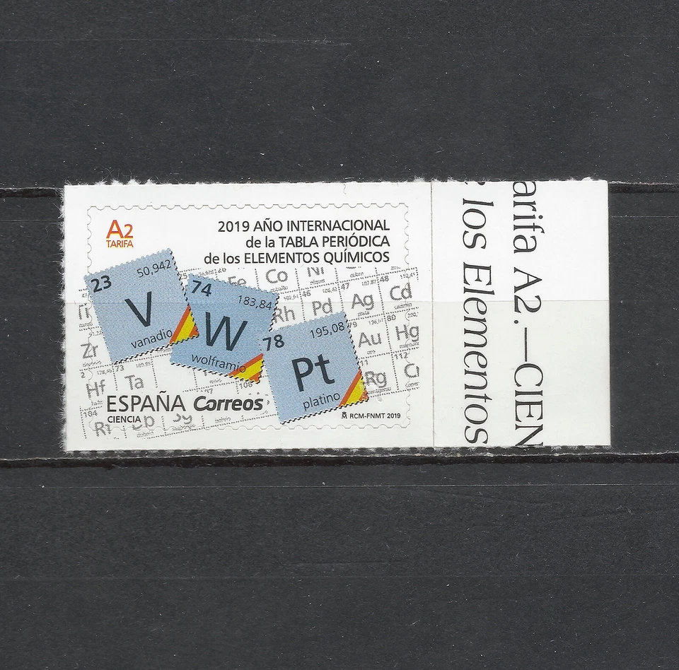 ESPAÑA 2019 — CIENCIA, QUIMICA ** 5287, YT 5023, Mi 5318, Sc 4335 - MNH - Imagen 1 de 1