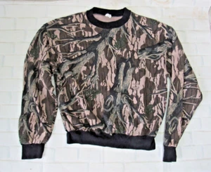Vintage Youth/Teens Mossy Oak hunting camouflage sweatshirt size Large - Picture 1 of 2