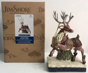 Jim Shore Heartwood Creek ADVENTURE BOUND Christmas Reindeer 6004181 NEW - Picture 1 of 18