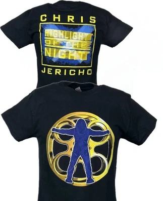 Camiseta negra Chris Jericho Highlight of the Night Y2J Foto 1 de 4