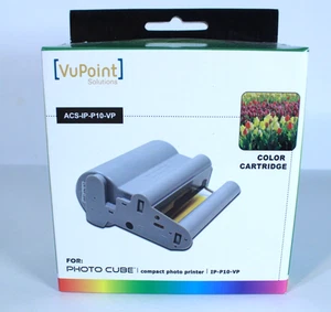 VuPoint ACS-IP-P10-VP For Photo Cube (Factory Sealed) Color Ink Cartridge - Picture 1 of 5