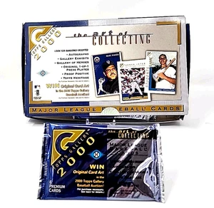2000 Topps Gallery The Art of Collecting Major League Baseball Cards 5 Packs - Picture 1 of 2