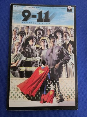 9-11 TPB Vol 2 DC 2002 Alex Ross Cubierta Neil Gaiman Arte Brubaker Giffen Foto 1 de 4
