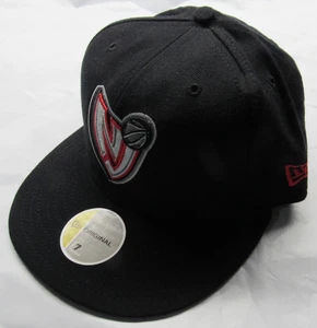 NBA New Jersey Nets 59FIFTY Fitted Black Baseball Hat Size 7 - Picture 1 of 6