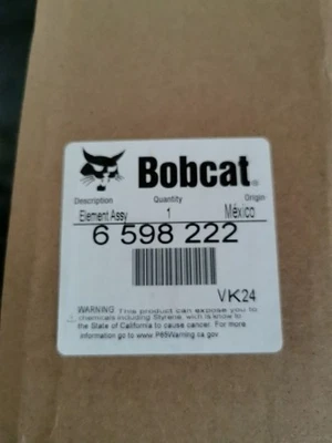 Genuine Bobcat 6598222 Air Filter - Image 1 of 2