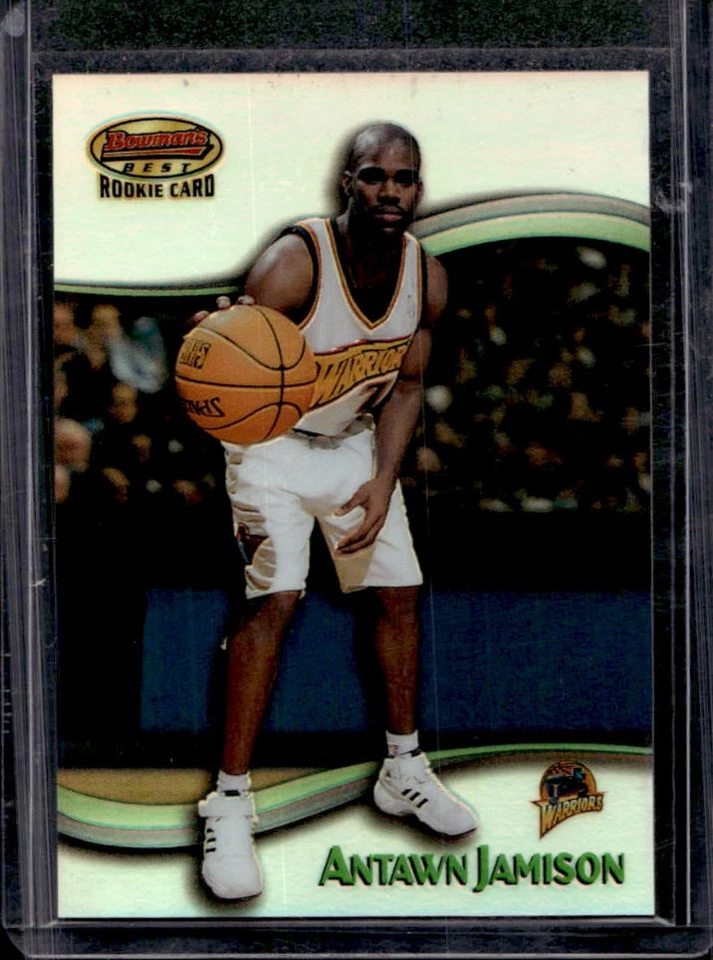 1998-99 Bowman's Best Antawn Jamison Refractor Rookie RC #/400 Warriors - Image 1 of 2