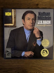NATHAN MILSTEIN "J S BACH: SONATEN & PARTITEN "3 LP BOX SET VINYL LPs 1975 NM - Picture 1 of 8