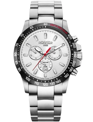 Roamer 861837 41 15 20 Orologio Uomo Rimini Cronografo 45mm 10ATM - Immagine 1 di 4