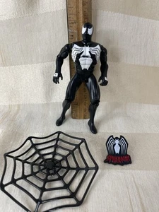 Spider-Man Serie Animada Disfraz Negro Web Guarida Simbionte ToyBiz 1995 - Imagen 1 de 3