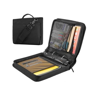 2 Inch 3-Ring Zipper Binder with Shoulder Strap, O-Ring Zip Up Binder with 50... - Bild 1 von 7