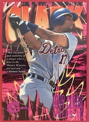 Tony Clark 1997 Circa Rave #244 /150 #D 147/150 Tigers - Image 1 of 2
