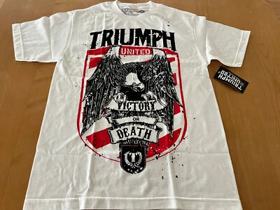 Camiseta MMA Triumph United NUEVA Blanca Talla Mediana  Foto 1 de 3