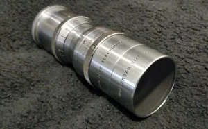 Wollensak Raptar 3 Inch f/2.8 76mm Cine Telephoto Lens for C-Mount Film Camera - Picture 1 of 23