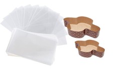 Stampo per colomba 750gr e 1kg con buste trasparenti, Pirottini colomba pasquale